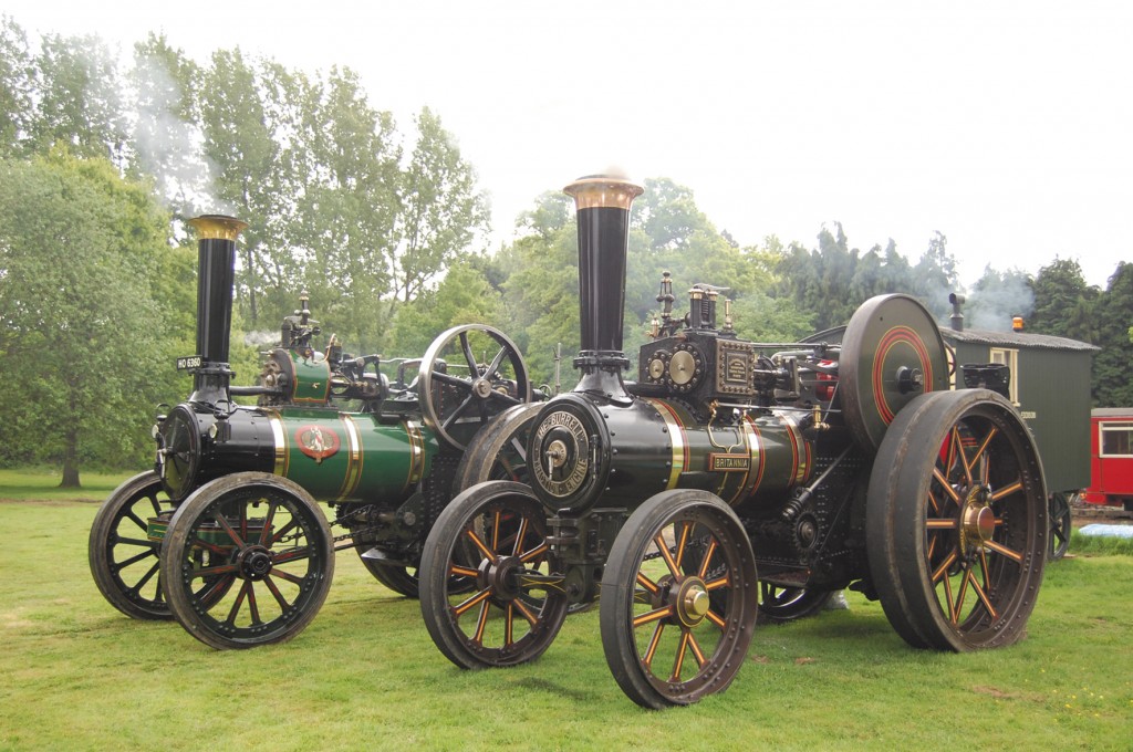 Neil Gough’s former Marshall and Burrell steam traction engines