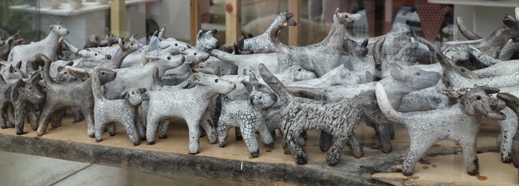Each dog is individually modelled with its own character