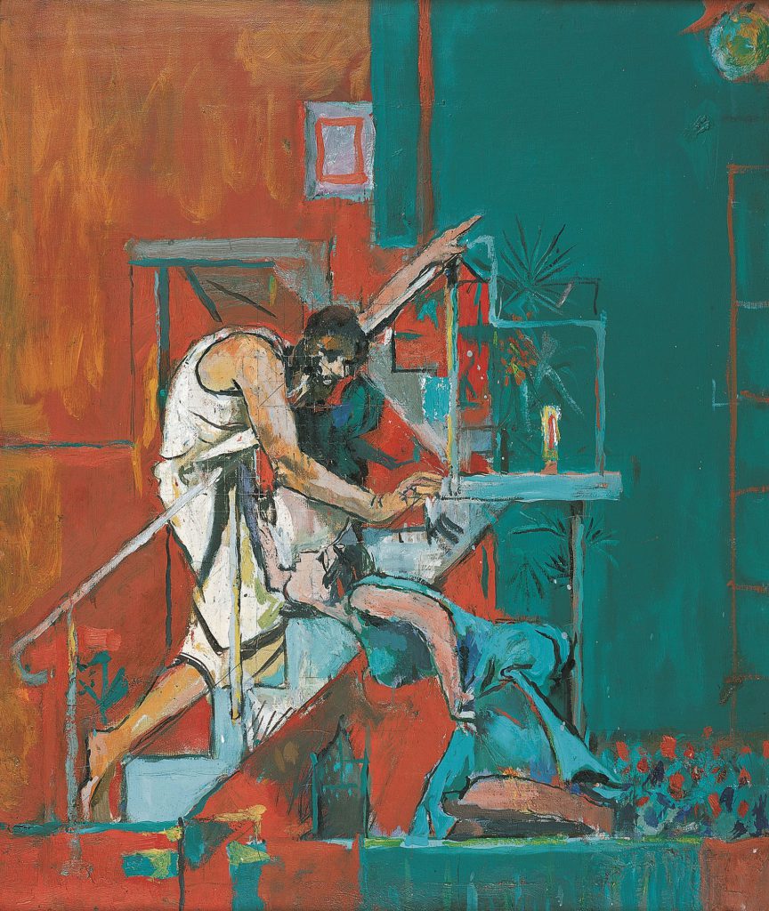 Graham Sutherland, Christ Appearing to Mary Magdalene (Noli Me Tangere), 1961, oil on canvas, Pallant House Gallery (Hussey Bequest, Chichester District Council, 1985) © The Estate of the Artist