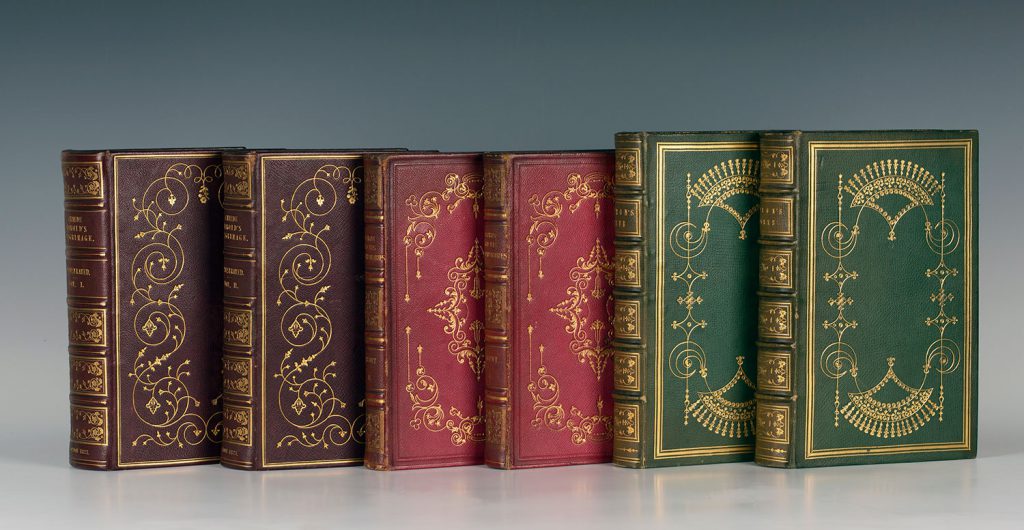 Selection of fine leather-bound books sold in our specialist book auction in October 2016