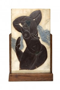 Leon Underwood, The Dance of Salome (Dancer), 1924, painted marble © The Estate of the Artist and The Redfern Gallery, London © The Estate of the Artist and The Redfern Gallery, London