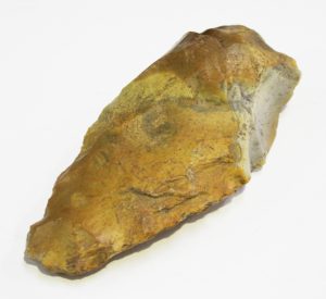 A Palaeolithic flint stone hand axe found near West Dean in West Sussex