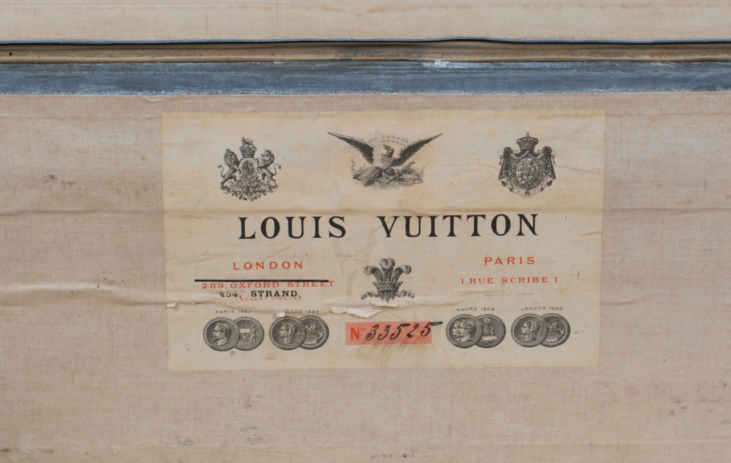 Louis Vuitton printed label